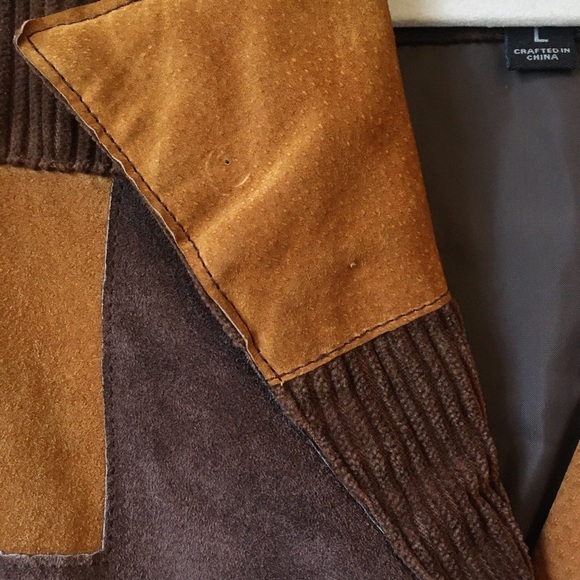 Funky suede patchwork jacket! - Picture 5 of 5